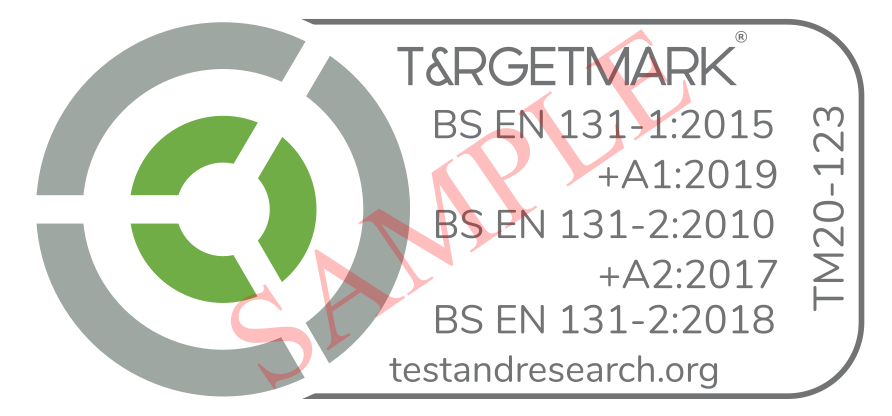 TARGETMARK - CERT MARK SAMPLE EN 131 - V1.0