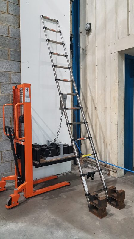 telescopic ladder testing