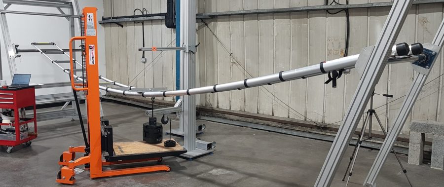 6.2m telescopic bending test
