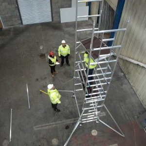 Tower-Training-people(mid) Users on PASMA tower training course